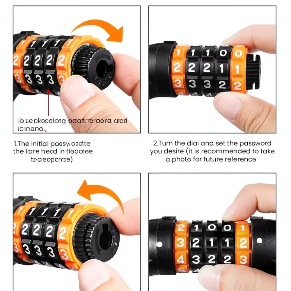 Cable Lock Flexible - For For BUCKLOS Bike Security Cable