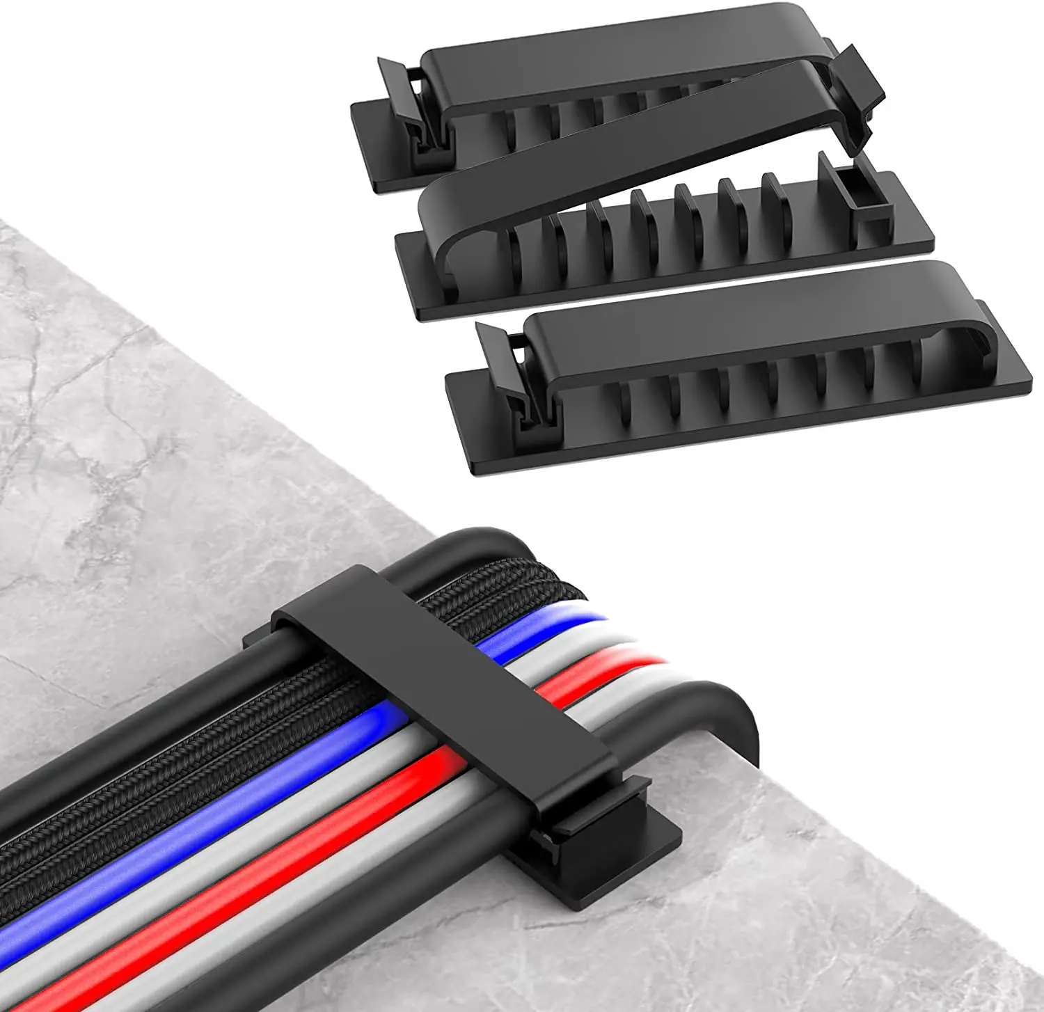 Cable Lock Flexible - Cable Organizer Cord Management Wire Holder