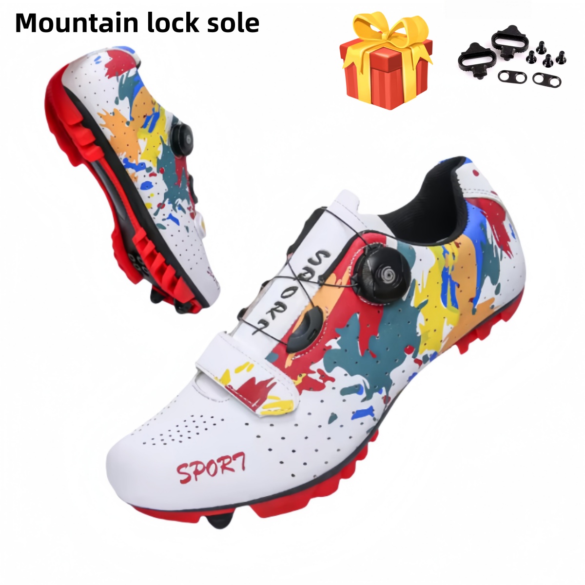 Road Cycling Shoes SPD, Lightw - Cycling Commute Shoes 评论和价格