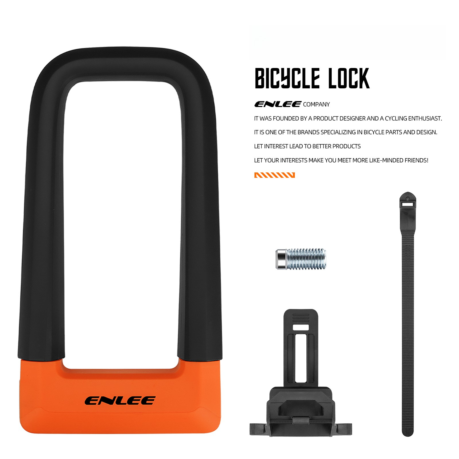 ENLEE Anti Theft U Lock For Bi - U Lock Heavy Duty 评论和价格