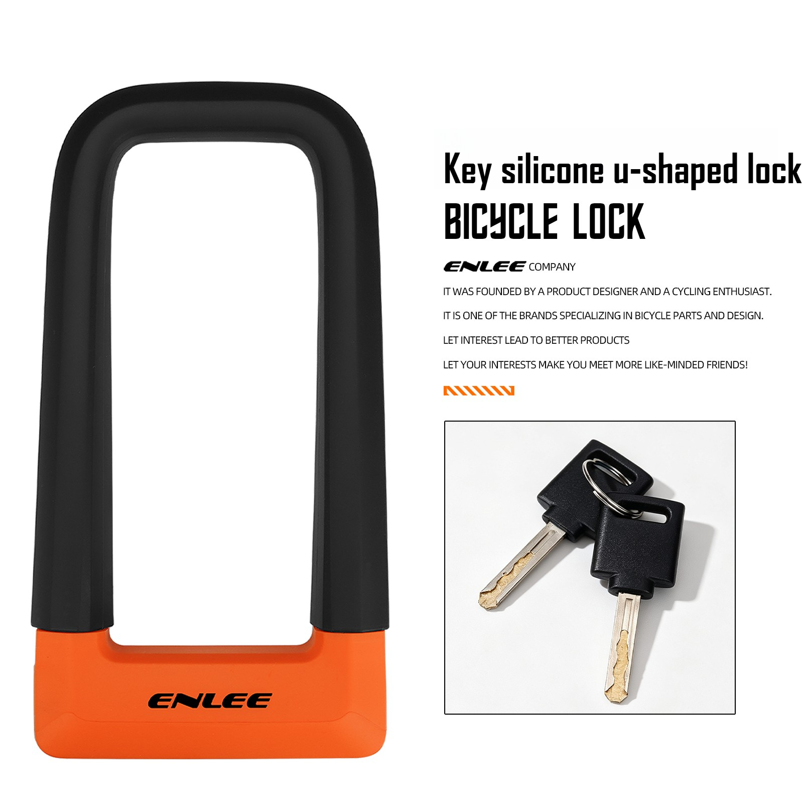 ENLEE Anti Theft U Lock For Bi - U Lock Heavy Duty 评论和价格