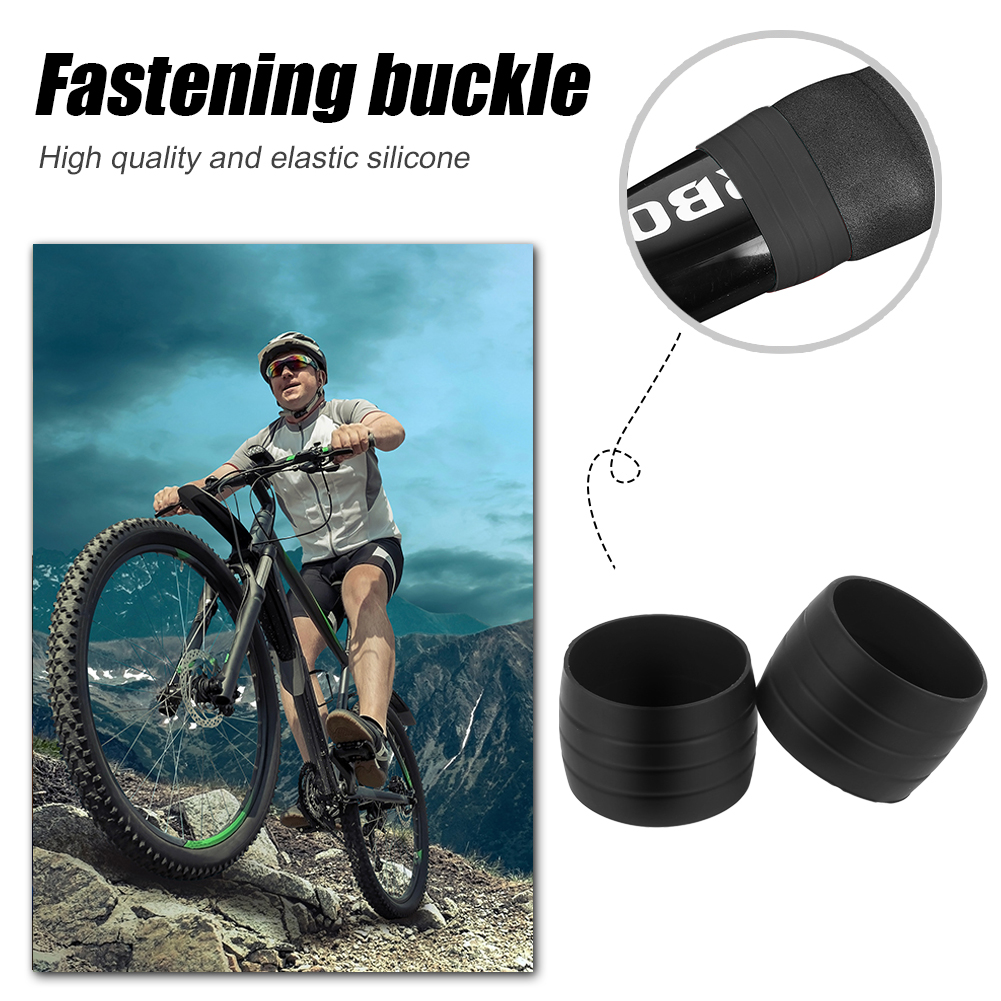 1-10Pair Silicone Anti-skip Bi - Bell Handlebar Ring 评论和价格
