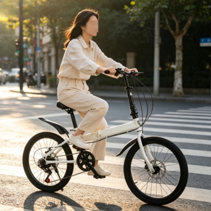 Folding Bicycle 20 Inch Men Wo - Cycling In City 评论和价格