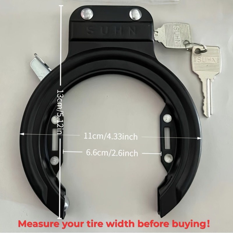 Outdoor Bicycle Horseshoe Lock - U Lock Heavy Duty 评论和价格