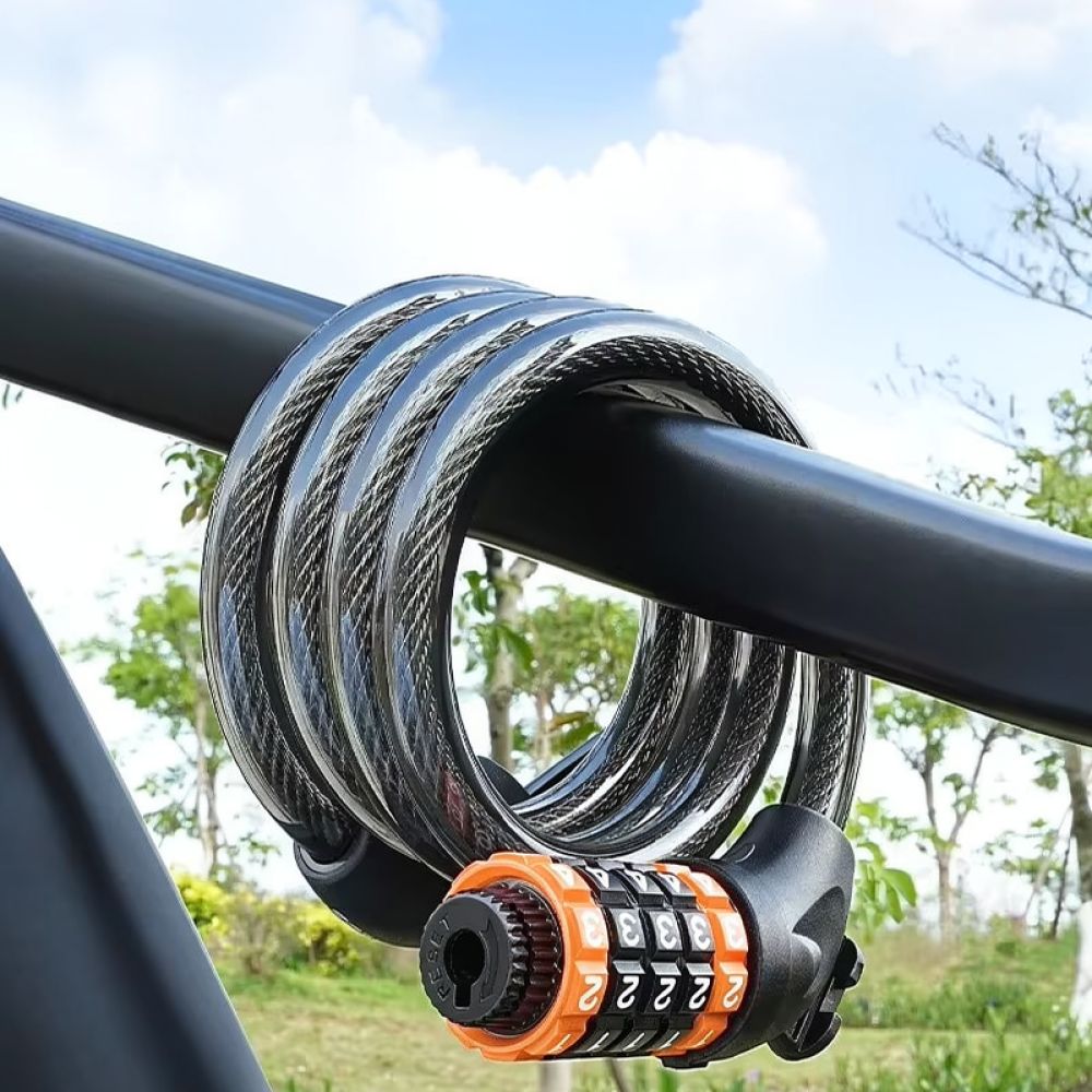 For For BUCKLOS Bike Security  - Cable Lock Flexible 评论和价格