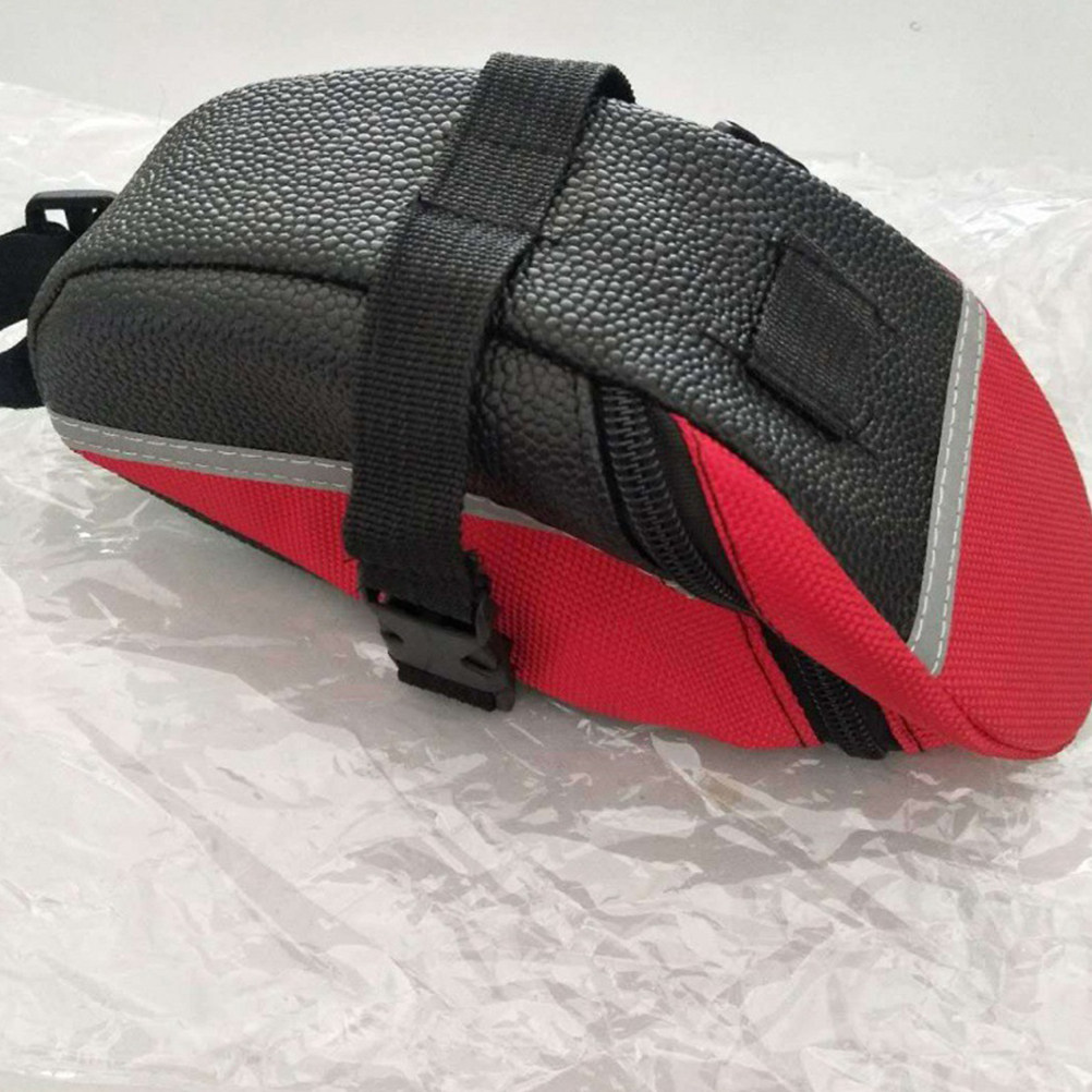 Red Waterproof Bike Saddle Tai - Saddle Bag Under Seat 评论和价格