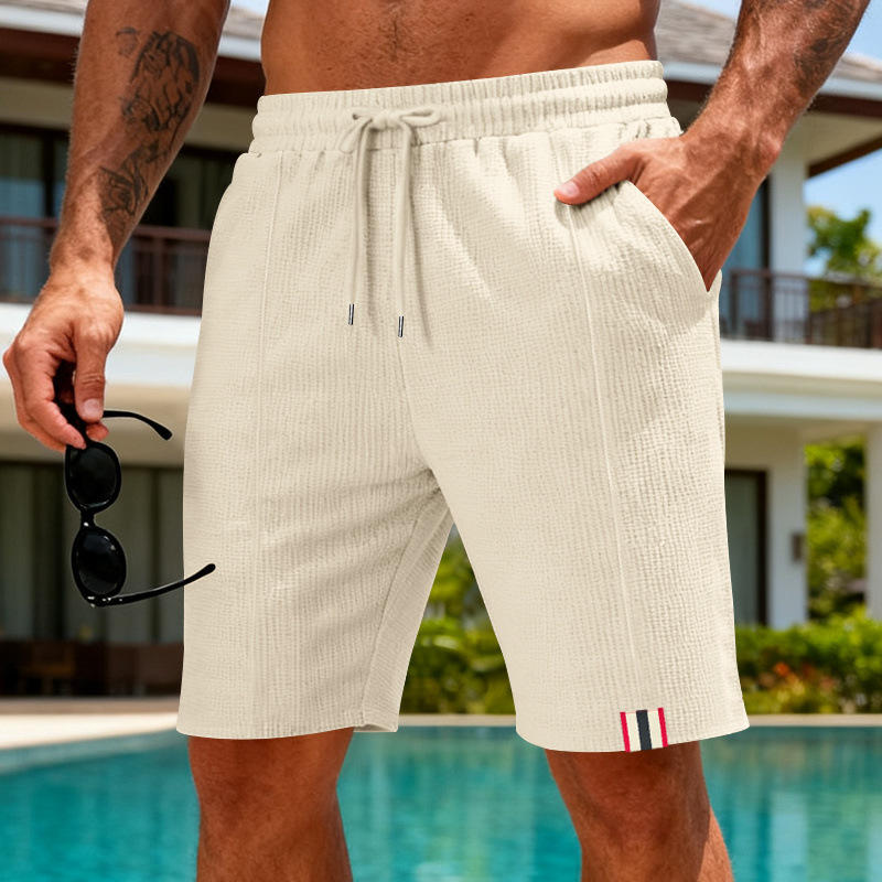 Summer Casual Loose Men's Beac - Cycling Commute Pants 评论和价格