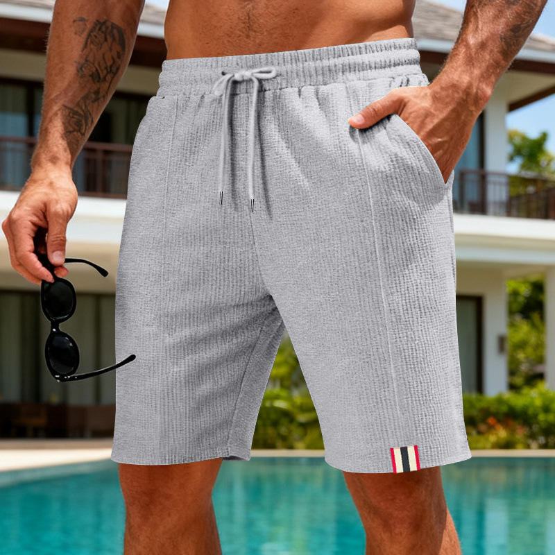 Summer Casual Loose Men's Beac - Cycling Commute Pants 评论和价格