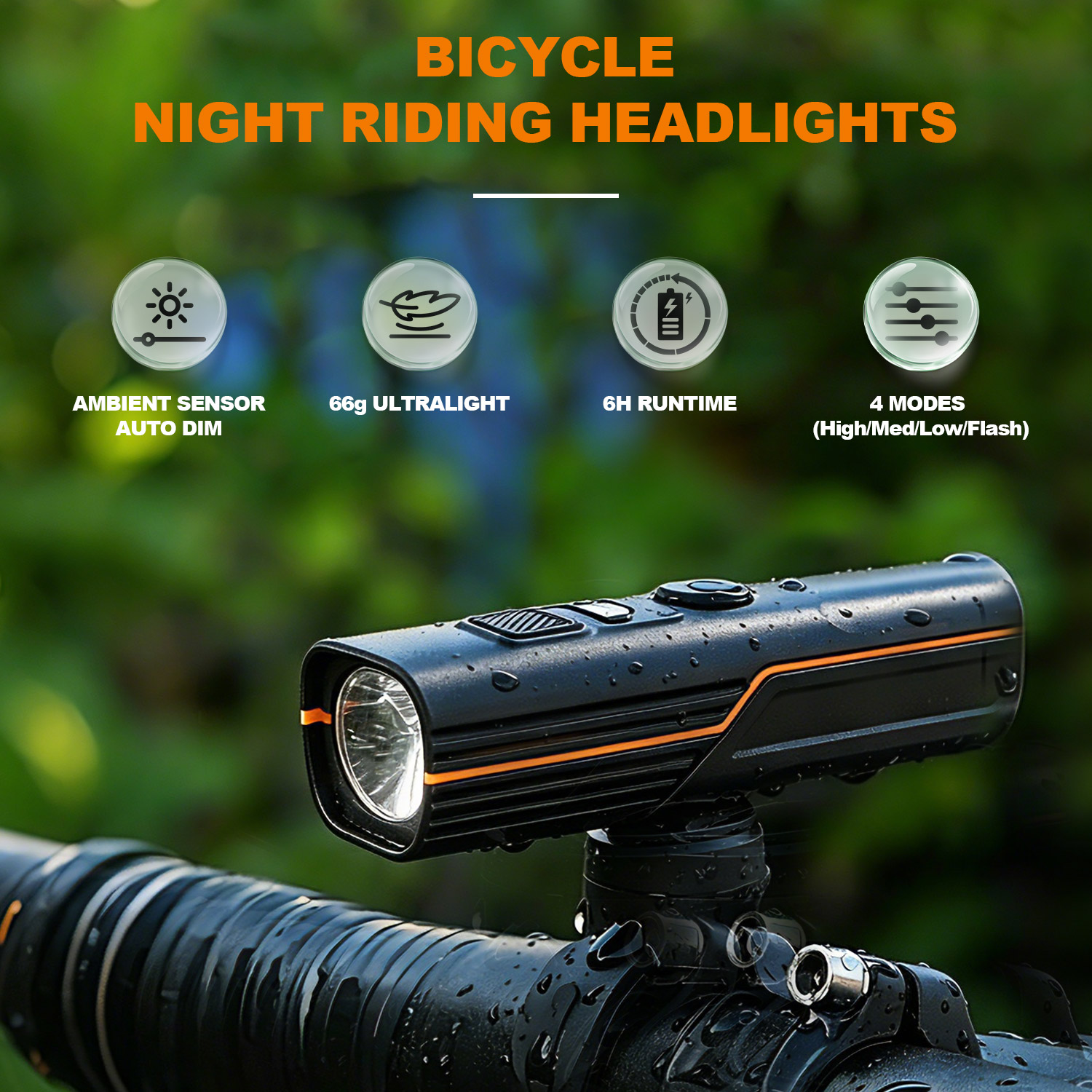Bike Light, High Lumens Bike F - Bike Light Front Rear 评论和价格