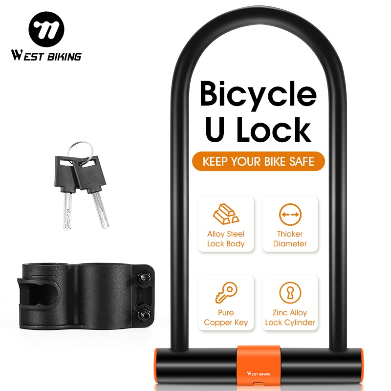 WEST BIKING Double Opening U B - U Lock Heavy Duty 评论和价格