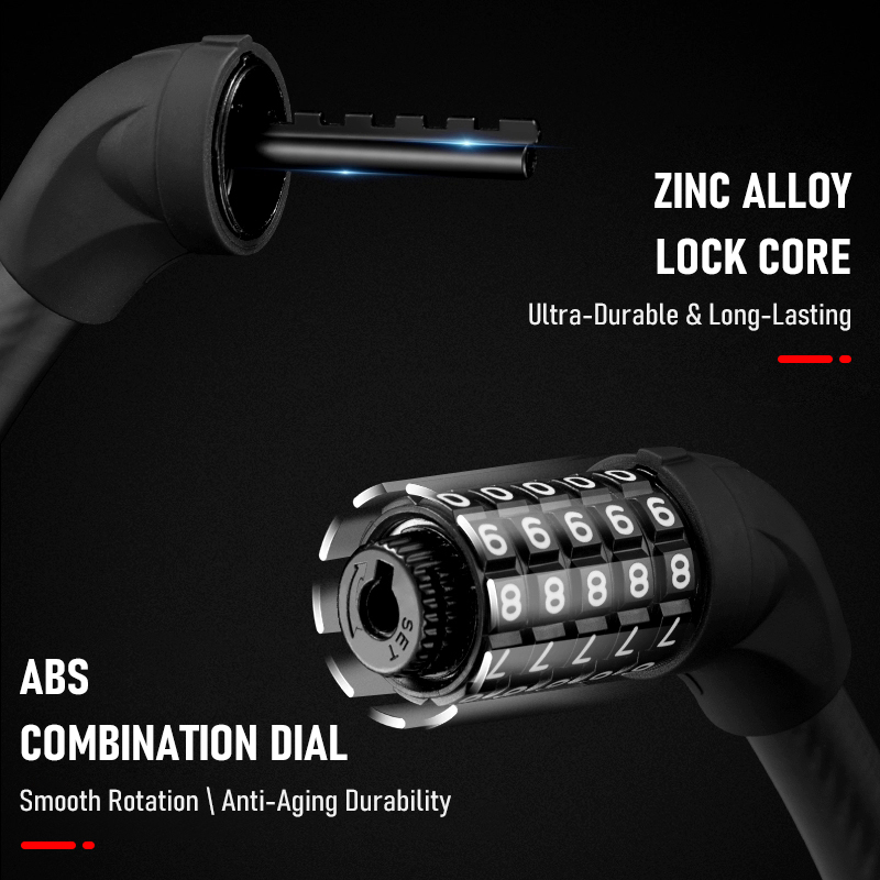 5-Digit Combination Bike Lock  - U Lock Heavy Duty 评论和价格