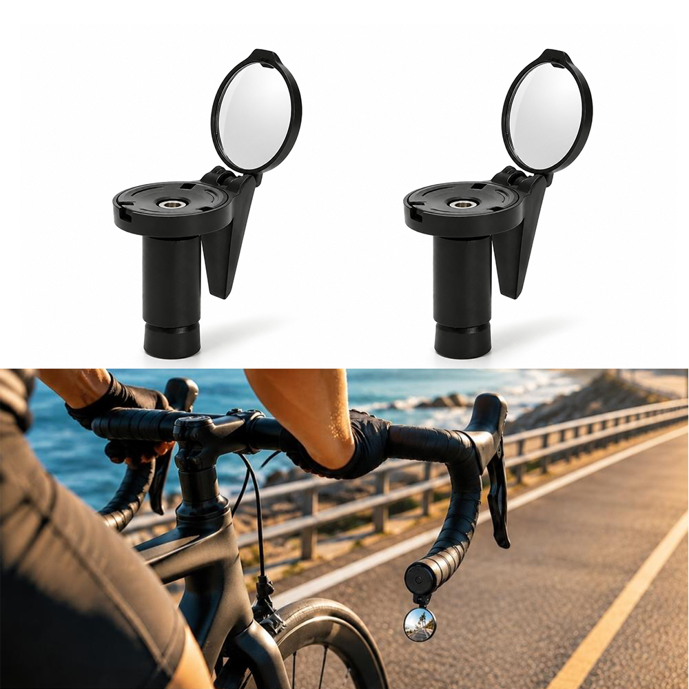 Bicycle Handlebar End Mirror B - Mirror Handlebar Convex 评论和价格